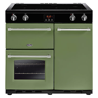 Belling Farmhouse 90EI Electric Induction Range Cooker Green